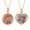 Agate, variant on Shop LC Set of 2 Goldtone Glass Yellow Tigers Eye Nature Earth Pendant Necklace Jewelry For Women Size 24" Birthday Gifts for Women
