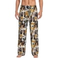 thumbnail image 2 of Kdxio Cute Dog Print Men's Sleep Pajama Pant Lounge Pants with Pockets, 2 of 8