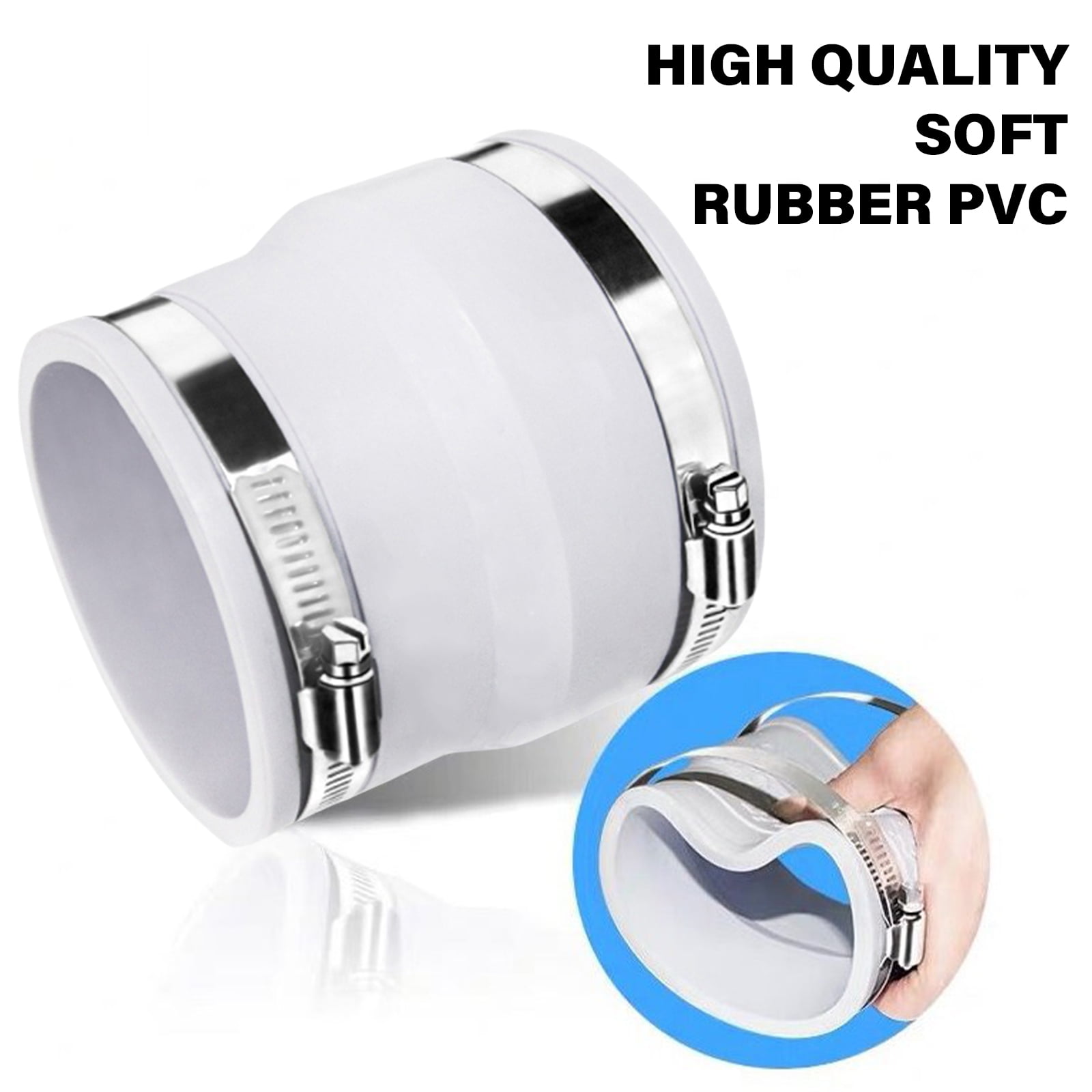 Round To Oval Dryer Vent Adapter Oval Dryer Duct Adapter Recessed Dryer Hose Connector With Steel Clamp Dryer Vent