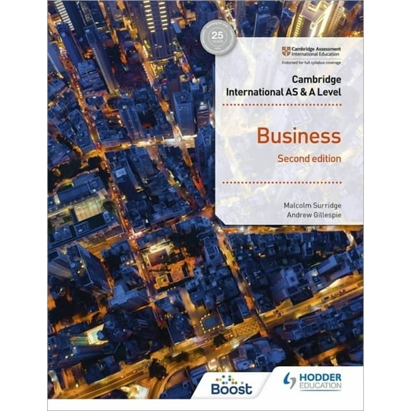 Cambridge International as & a Level Business Second Edition: Hodder Education Group, (Paperback)