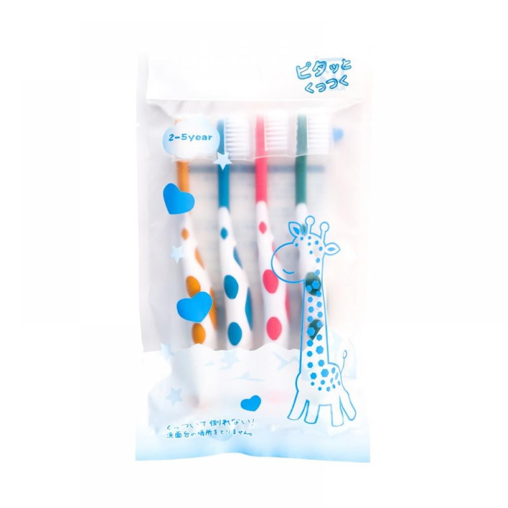 Kids Toothbrush Extra Soft , Easy Grip for Toddlers Toothbrushes Children Size Toothbrush Pack Kids Ages 2+