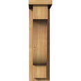 thumbnail image 2 of 5 1/2"W x 12"D x 20"H Newport Smooth Corbel w/Backplate, Western Red Cedar, 2 of 9