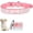 Pink, variant on Mumup 1Pack Small Dog Collars for Female Dogs, Cute Bling Rhinestone Crystal with Bow Tie, Sparkly Glitter Jewel Diamond Puppy Collar for XS, Small, Medium Pet Girls