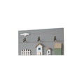 thumbnail image 6 of Rustic Wooden Wall Mounted Coat Rack, Cute House Pattern Sturdy 3 Hooks No Drill Smooth Hook Edges, Entryway Organizer Holders Rack Decor for Key Home Porch Store Apartment Dorm Office Daily Hosting, 6 of 6