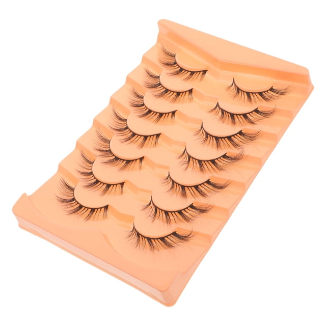 unbranded 7Pares De Pestañas Postizas Fox Eye Color Multi Para Un Look Natural Y Llamativo