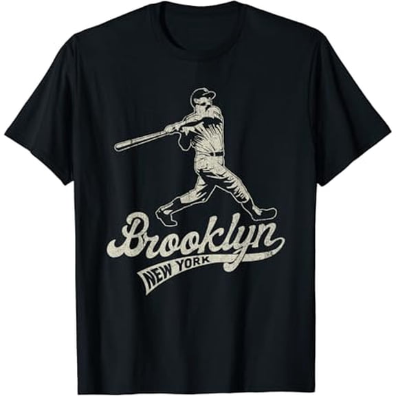 Baseball Vintage Style Brooklyn T-shirt for Men & Women T-Shirt