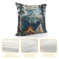 thumbnail image 4 of SHANXI Camper Pillow Covers，Camping Classroom Decor，Camping Decor Throw Pillow Covers for Bedroom Room Sofa，Camping Decor for Camper 20x20in, 4 of 5