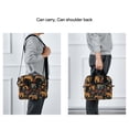 thumbnail image 6 of Lunch Bag Portable Crossbody Meal Bag Cooler Bag Insulated Lunch Bag Food Bag Handheld & Crossbody Design Beautiful Elephants and Flowers, 6 of 6