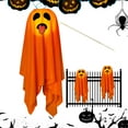 thumbnail image 5 of Halloween Ghosts Outdoor, Halloween Door Ghost Decor, Warm Outdoor Ghost Glowing Light, Spooky Outside Ghosts Decor For Yard Lawn Porch Door Party Decor, 5 of 9