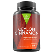 Naturo Sciences Ceylon Cinnamon Dietary Supplement, 1200mg Capsules, 60 Ct