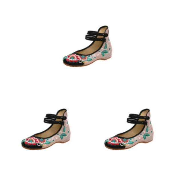 Minnieouse Bailarinas para mujer Zapatos clásicos y elegantes para el diario Bailarinas para mujer asequibles y fáciles de usar Bombas negro 36 Type1 NO1