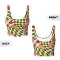 thumbnail image 6 of Women Sexy Sports Vest Magic Psychedelic Drug Mushrooms Female Streetwear Sport Lingerie Tee Crop Top, 6 of 7
