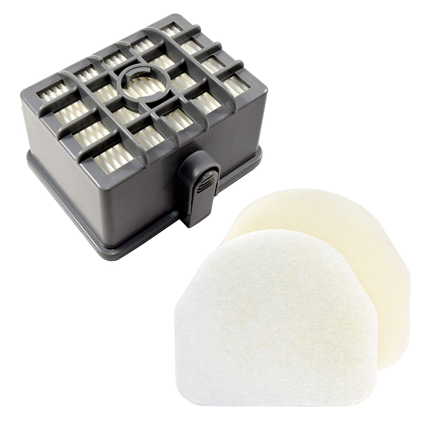 for Shark XHF450 XFF450 Replacement HQRP Filter Kit HEPA 2.75" + Foam & Felt for Shark XHF450 XFF450 Replacement HQRP Filter Kit HEPA 2.75" + Foam & Felt