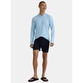 thumbnail image 2 of George Men's and Big Men's Hooded Sun Shirt with Long Sleeves, UPF 50+, Sizes S-3XL, 2 of 5
