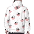 thumbnail image 7 of Lsque Umbrella Cat Pattern Casual Men's Hoodie,Hooded Sweatshirt with Kangaroo Pocket,Pullover Hoodie-Large, 7 of 7