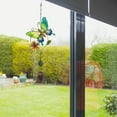 thumbnail image 2 of SLYNSHome Butterfly Wind Chimes,Painted Stained Glass Metal Butterfly Wind Chimes Hanging Butterfly Ornaments Chimes for Patio,Balcony,Garden,Window,Yard,Lawn Decoration, 2 of 9