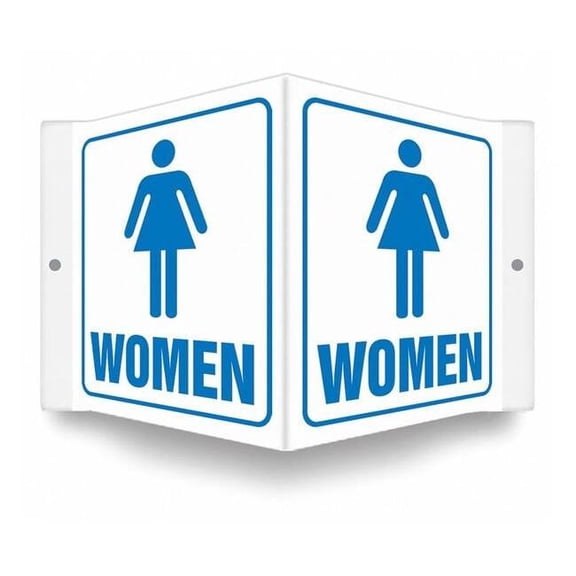 Condor WOMEN, 8 1/2 in W x 6 in H, V-Shape Projection, PETG, 480Z76 480Z76