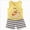 A119-Yellow, variant on Toddler Boy Summer Outfit Short Sleeve Shirts Top and Casual Shorts Set Cute Kids Clothes 6-12 Months 12-24 Months 2t 3t 4t 5t 6t 7t 8t 9t Children 12-18 Months