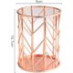 thumbnail image 2 of Pen Holder For Desk, Make Up Brush Holder Rose Gold Metal Wire Pencil Cup Holders, 2 of 4
