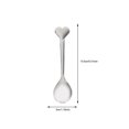 thumbnail image 3 of 12Pcs Household Dessert Spoon Convenient Cake Spoon Heart Headed Food Spoon Coffee Supply, 3 of 4