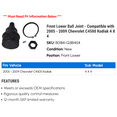 thumbnail image 2 of Front Lower Ball Joint - Compatible with 2005 - 2009 Chevy C4500 Kodiak 4 X 4 2006 2007 2008, 2 of 2