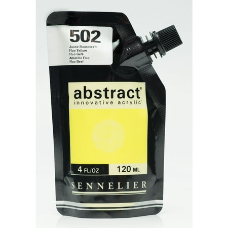 UPC: 3046450042754 | Sennelier Abstract Acrylic 120ml Fluorescent Fluorescent Yellow