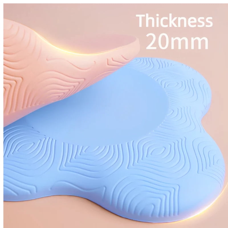 1PC Thickened Anti Slip Yoga Kneeling Protective Pad Knee Soft Flat Support Slow Rebound Non-Slip Sports Fitness Mat Solid Elbow