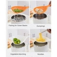 thumbnail image 5 of Cheers.US Slotted Spoon, Heatproof Skimmer Strainer Slotted Spoon, Seamless One-Piece Non-Stick Cooking Silicone Scoop Ladle with Ergonomic Handle for filter Vegetable, Pasta and More, 5 of 7