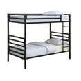 thumbnail image 2 of Kinsey Twin/Twin Bunk Bed with Ladder Matte Black, 2 of 2