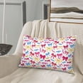 thumbnail image 5 of Easygdp Colorful bows Pillowcase, Cool Pillowcase, Lightweight, Breathable, Skin Friendly Pillowcase, Hidden Zipper (No pillow core)-20"x30", 5 of 6