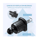 thumbnail image 5 of Soporte Para Teléfono Espejo Retrovisor Porta Celulares 3en1 Belug Negro, 5 of 5