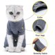 thumbnail image 3 of Traje de recuperación de Mascotas de Lamer Cuatro Patas Chaqueta de Herida Abdominal para Gatos, 3 of 6