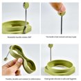 thumbnail image 4 of Wosthever Molde para huevos fritos, moldes para tortillas redondas de doble cara, herramientas de silicona, moldes para hacer tortitas, accesorios para Cocina y Comedor Amarillo Wosthever HA067226-04, 4 of 6