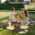 thumbnail image 5 of Fsddascl Yellow Summer Lemon Outdoor Rug for Patio/Deck/Porch, Non-Slip Large Area Rug 5 x 8 Ft, Farmhouse Botanical Grey Indoor Outdoor Rugs Washable Area Rugs, Reversible Camping Rug Carpet Runner, 5 of 5