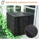thumbnail image 2 of Cubierta de aire acondicionado para ventana exterior, cubierta de unidad de aire acondicionado para ventana exterior, negro a prueba de polvo (L), 2 of 5
