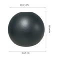 thumbnail image 2 of SHJHENG Matte Black Round Plastic Dry Flower Vase, Unbreakable Modern Minimalist Sphere Vase for Dried Flowers, Pampas Grass & Home Decor, 2 of 5