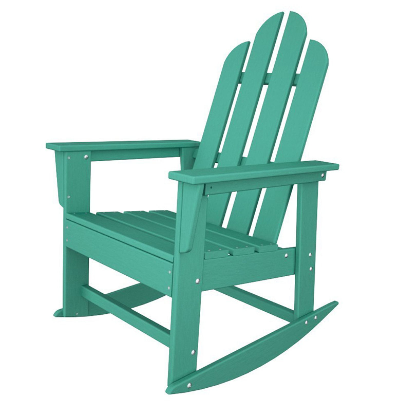 POLYWOOD® Long Island Recycled Plastic Adirondack Rocking Chair
