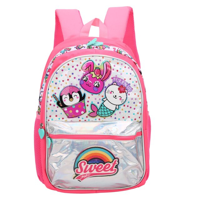 Mochila Para Estudiantes Mochila Portátil Mochila De Viaje Niños Niñas Viaje Mochila Portátil Cute Cartoon Animal Pattern Mochila Para StoragePeach Anggrek Durazno