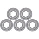 thumbnail image 4 of Rodamientos En Miniatura Con Bridas, Rodamientos De Acero Blindados Rendimiento De Sellado Patrón De Agujeros Hexagonales Para Equipos De Transmisión Para Equipos De Ingeniería ANGGREK FF1012, 4 of 8
