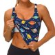thumbnail image 3 of Balery Planets And Stars Sujetadores deportivos con espalda cruzada para mujer, acolchados, sin costuras, de alto impacto, ideales para yoga, gimnasio, entrenamiento y fitness.-XX-Large, 3 of 8