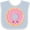 Blue and White, variant on Inktastic Light Pink Donut Boys or Girls Baby Bib