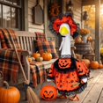 thumbnail image 4 of Halloween Porch Goose Outfit Pumpkin Dress with Witch Hat, Goose for 17 Inch Statue, Outdoor Lawn Decor Yard Garden Display, 4 of 6