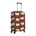thumbnail image 6 of Salouo Autumn White Pumpkin Pattern Travel Dust-proof Suitcase Cover, Softside Suitcase Protector Luggage Cover Protector for 18-32inch ,Not Included Suitcase, 6 of 8