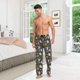 thumbnail image 7 of Christmas Snowflakes Pajama Pants Mens Lounge Pants Casual Men Pajama Bottoms with Drawstring & Pockets Christmas Gifts, 7 of 7
