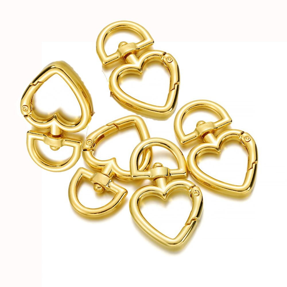 5Pcs/lot Lovely Metal Key Chain Accessories Spring Clasp Hooks