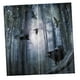 thumbnail image 1 of Cortinas Opacas Oscurecedoras De De 2 Paneles, Cortina De Paisaje Con Impresión De 3D Cortinas De Del Dormitorio De Cuervos Soledad Cortina de poliéster, 1 of 8