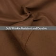thumbnail image 3 of Yarns of Cotton Premium Hotel Quality 1-Piece Flat Sheet, Luxury and Softest 600 Thread Count Egyptian Quality Bedding Flat Sheet, Wrinkle-Free, Stain-Resistant, Coffee, Twin XL, Pack of 6, 3 of 5