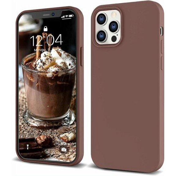 IceSword iPhone 12 and 12 Pro Thin Shockproof Case Premium Cover Coffee 6.1"