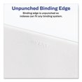 thumbnail image 5 of Preprinted Legal Exhibit Side Tab Index Dividers, Allstate Style, 10-Tab, 2, 11 X 8.5, White, 25/pack | Bundle of 2 Packs, 5 of 5