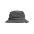 thumbnail image 1 of Top Headwear Washed Design Bucket Hat, Charcoal S/M, 1 of 2